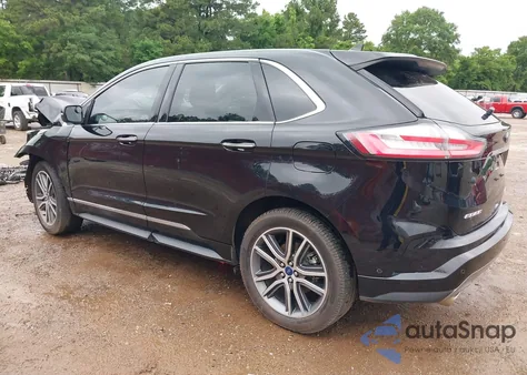 2019 Ford Edge Titanium z USA, uszkodzony, nr VIN 2FMPK3K91KBC35400